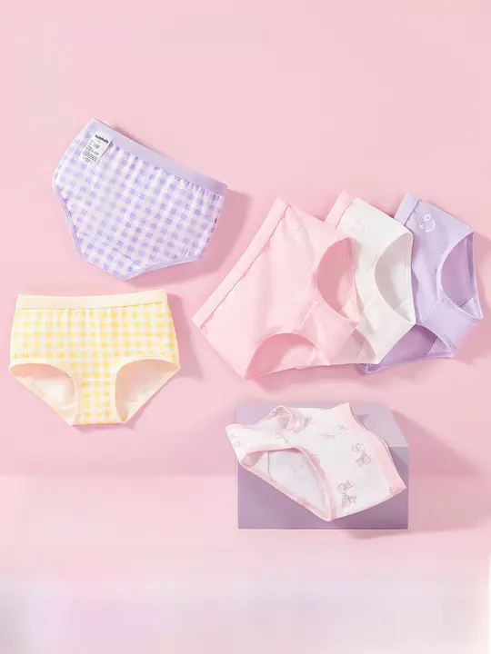 ボクサーパンツ キッズ ガールズ 綿 5枚セット 「Balabala」