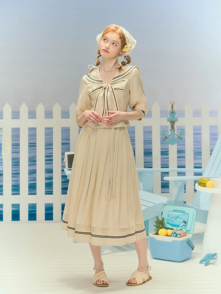 かわいい制服が春を彩る！少女航海風のドット柄セットアップは、どう選ぶ？