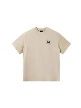 猫デザインのショートスリーブTシャツ【ユニセックス・夏用・カジュアル・ルーズフィット】（セットアップ対応）