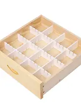 家用内衣収納に最適！自由に組み合わせ可能な格子分隔板【引き出し整理用】