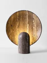 中古風アートデザインのテーブルランプ【寝室用・和モダン・ヴィンテージ調】