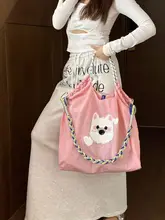 トートバッグ ショルダーバッグ 2WAY レディース ナイロン 刺繍 「JOJO'S L. PD.dination.」