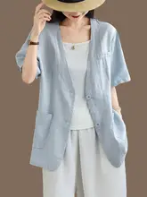 シンプルデザインの軽量ジャケット【レディース・緩めシルエット・夏用】