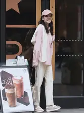 エラスティックデニムホワイトパンツ【スリムフィット・女性用・柔らかい生地】