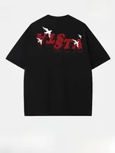 ユニセックス コットン短袖Tシャツ【アメリカンストリートスタイル・フィット】