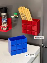 スリムデザインの冷蔵庫用壁掛け収納ラック【磁石付・キッチン用・コーナー利用可】
