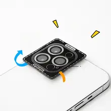 iPhone用レンズ保護フィルム【精孔デザイン・全機種対応】