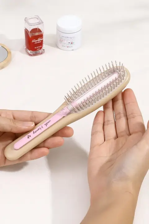 頭皮マッサージ用ハニーオイルケアコーム【女性用・長髪・極上の柔らかさ】