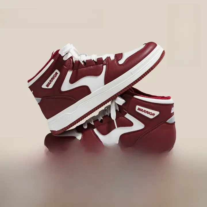 Warrior 冬用 スポーツシューズ【カップル用・キャンバス・赤】