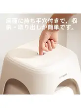 耐久性のあるプラスチック製スツール【シンプルなデザイン・滑り止め・脱ぎ履き用】