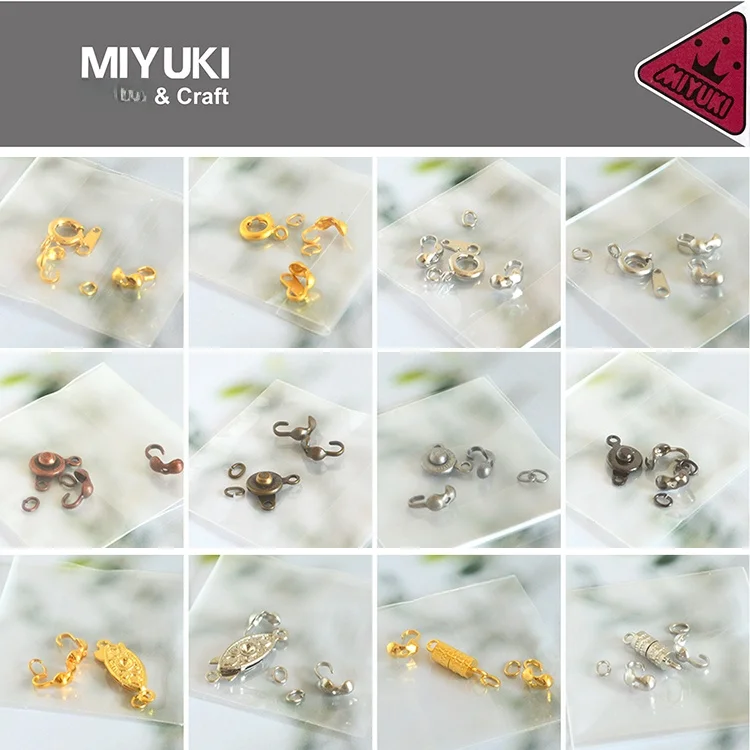 バックル パーツの選定ガイド：MIYUKI バネ式パールバックルマルチタイプセットアッ  プ対応