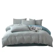 全棉色織り提花の寝具セット【四点セット・純棉・ベッドカバー・シーツ】（セットアップ対応）