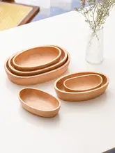 木製長方形トレイ【ミニ食器・カップ用・シンプルデザイン】