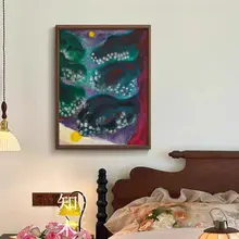 新中式装飾画【手描き・古風・リビング用】