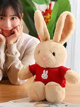 着せ替えウサギのぬいぐるみ【布製・柔らかい・遊び心満載】