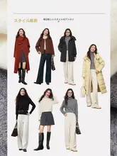 高級ウールニットセーター【女性用・冬用・タートルネック・シンプルデザイン】