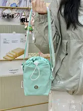 大橘猫デザインのミニスマホショルダーバッグ【軽量・レジャー用・水筒収納可能】