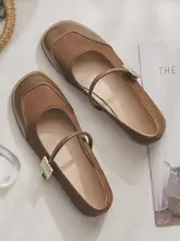 羊皮製 マリージェンシューズ【フラット・浅口・春秋用・柔らかなデザイン】