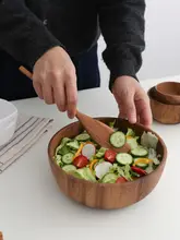 木製小型フライ返し【テフロン鍋用・キッチン用・家事調理器具】