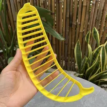 手を傷めずに使えるバナナスライサー【フルーツプレート・サラダ用・家庭用分割器】