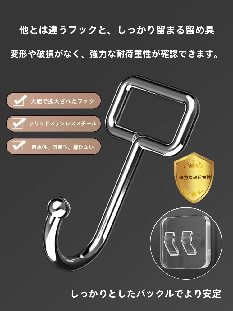 壁に貼るだけでOK！強力粘着フックは、どんな場面で 本当に役立つのか？