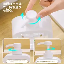 ディスペンサー付き大容量ボトル【ボディソープ・シャンプー・洗剤用】