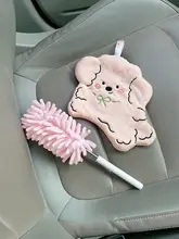 かわいい犬デザインのカークリーニングタオル【吸水性・厚手・車内用】