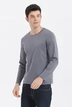 極上の柔らかさの長袖Tシャツ【無地・クルーネック・メンズ用・フィット】