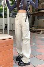 Aros 白色 ワークパンツ レディース【アメリカンヴィンテージ・多ポケット・小柄向け・テーパード】