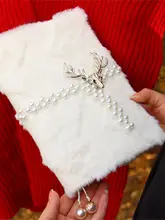 手帳カバー モ  コモコ 布製 手作り 雪柄 クリスマス A5 A6 手帳 ノート 文房具 ギフト