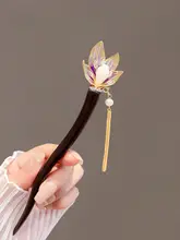 黒檀のヘアピン【古風・日常使い・シンプルモダン・中国風】