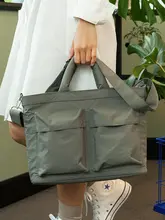 ミニマルビジネスバッグ【男女兼用・ショルダー付き・ノートパソコン収納可】