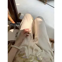 春の雰囲気を楽しむ新中式デザインの織りダウンベストと美しい模様のパンツ（セットアップ対応）
