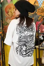 王有病工作室 260Gコットン使用！チカーノスタイルのグラフィックTシャツ【ユニセックス・短袖】