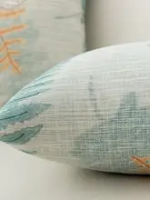 クッション 中綿入り チャイナテイスト 花鳥柄 グリーン シンプル モダン ソファ ベッド バルコニー 出窓 腰当て