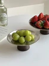 ヴィンテージスタイルの丸型テーブルハイバスケット【香水・ジュエリー用・収納ボックス】
