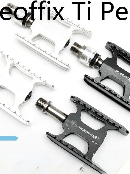 aceoffix 自転車用チタン合金ペダル【PD15・PD25対応・片側/両側クイックリリース】