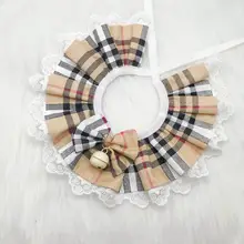 ペット用レース付きエプロン【犬用・黒いリボンデザイン・可愛いフォトプロップ】