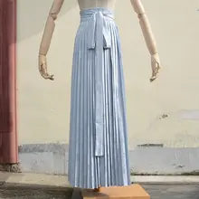 春秋用 無地花柄デザイン 漢服 百迭裙【男女兼用・ウエスト切り替え】