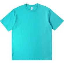 極上の柔らかさ！シンプルな半袖Tシャツ【ユニセックス・夏用・ティファニーブルー】