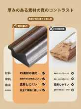 ヴィンテージ アメリカンスタイル ブラックウォールナット 無地 フレーム付き 壁掛け用油彩作品用額装