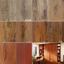 レトロ風木目調の粘着シート【防水・家具や壁のリフォーム用】