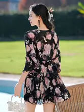清風玲蘭 大きいサイズ 水着3点セット【ウエストカバー・体型カバー・温泉用】