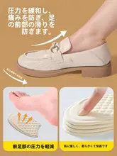 高ヒール用足底パッド【超柔軟・痛み軽減・ラテックス・滑り止め】