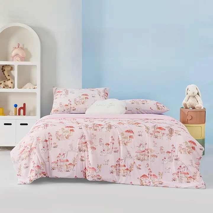 STARZHOME 抗菌機能付き 子供用 夏用冷感ケット【洗濯可能・薄手】