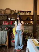 開襟リブニットトップス【肩出し・フィット感・半袖】