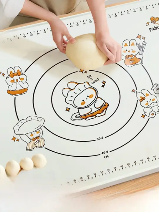 食品用シリコン製 揉み用マット【厚手・滑り止め・キッチン用】