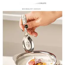 316不锈鋼製子供用カートゥーンデザイン食器【スプーン・フォーク・小さなスプーン】（セットアップ対応）