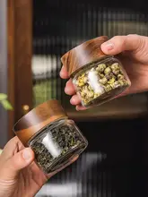 密閉容器 ガラス製 茶葉 コーヒー粉 ミニ  食品グレード 「JOJO'S L. PD.」