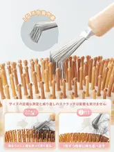 古迪 ブラシクリーナー【クッションブラシ・毛髪クリーナー・マッサージ機能】